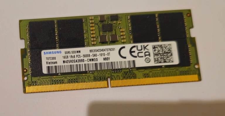 Samsung 16GB DDR4 Laptop RAM - As Good As New