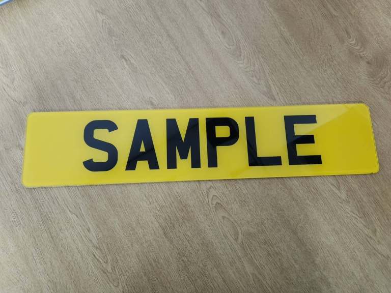 All Styles Number Plates – From £15