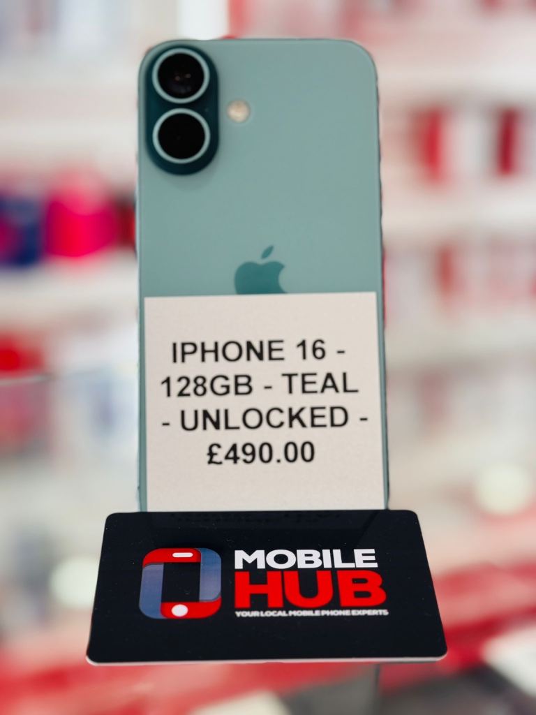 iPhone 16 128GB - Teal, Unlocked, Like New