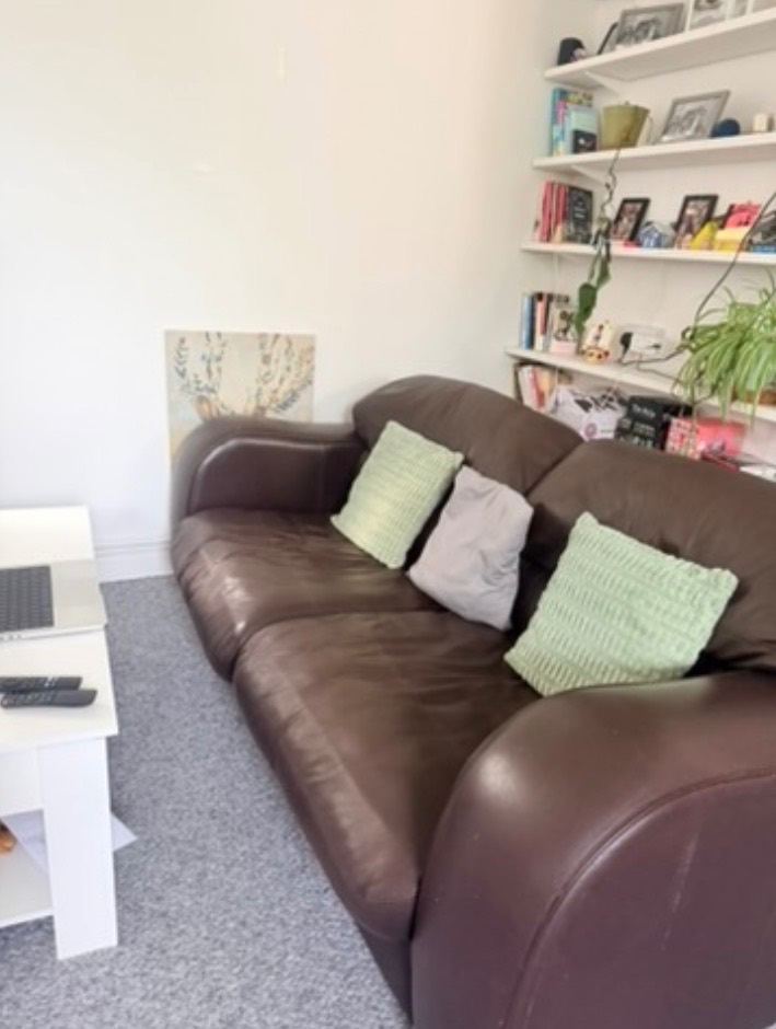 Leather couch