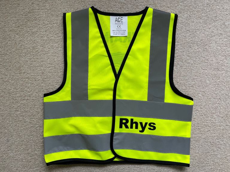 Train Driver Hi-Vis kids vest - New