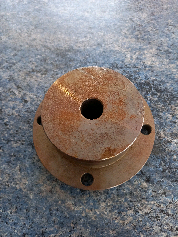 Boat prop shaft coupling . Unusec