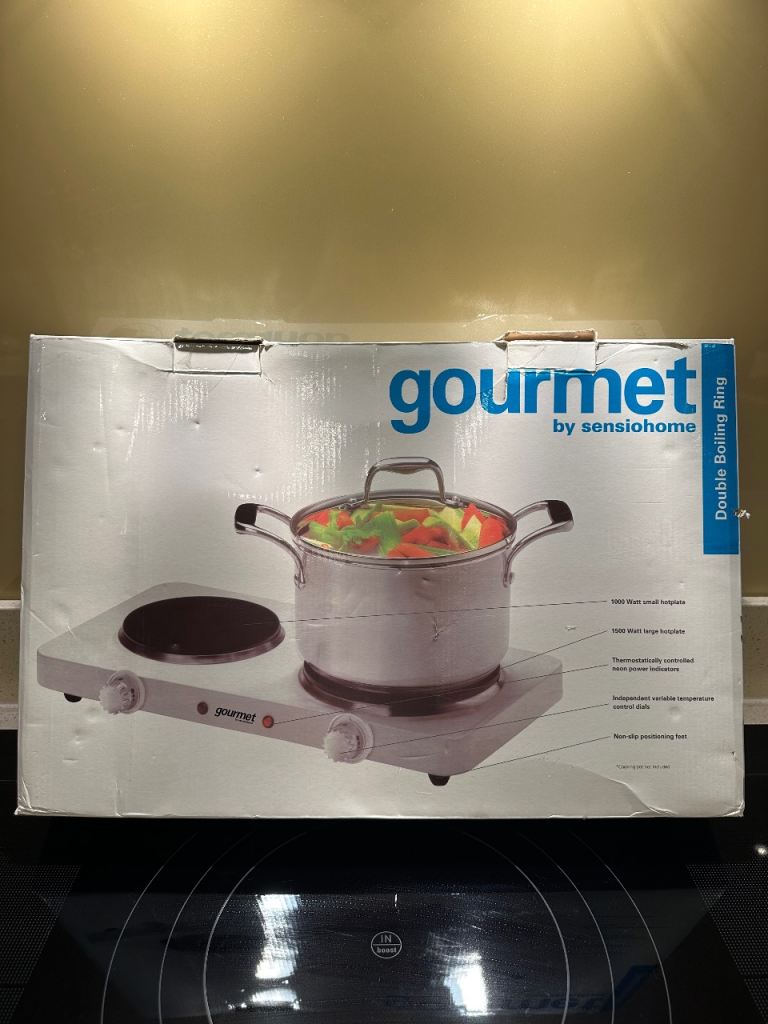 Sensio Home Gourmet Double Hob 