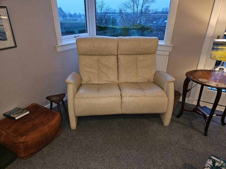 2 Italian leather sofas -free if uplifted