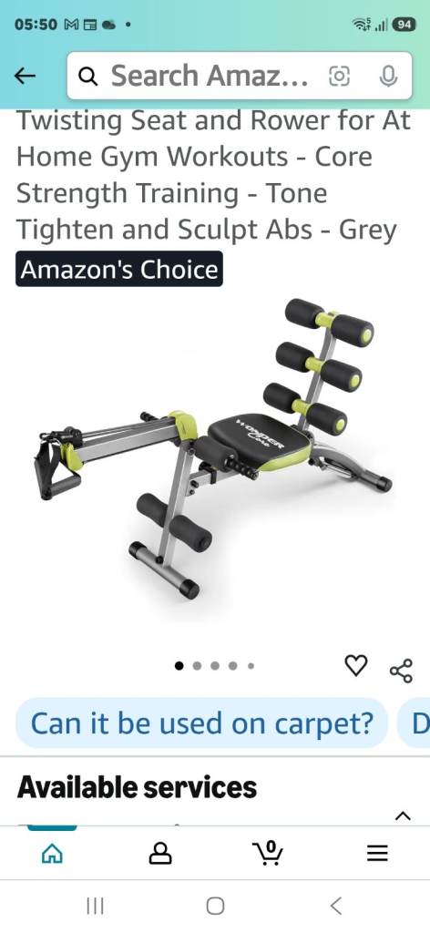 Wonder Core II Twisting Seat and Rower – As Good As New | in Poole ...