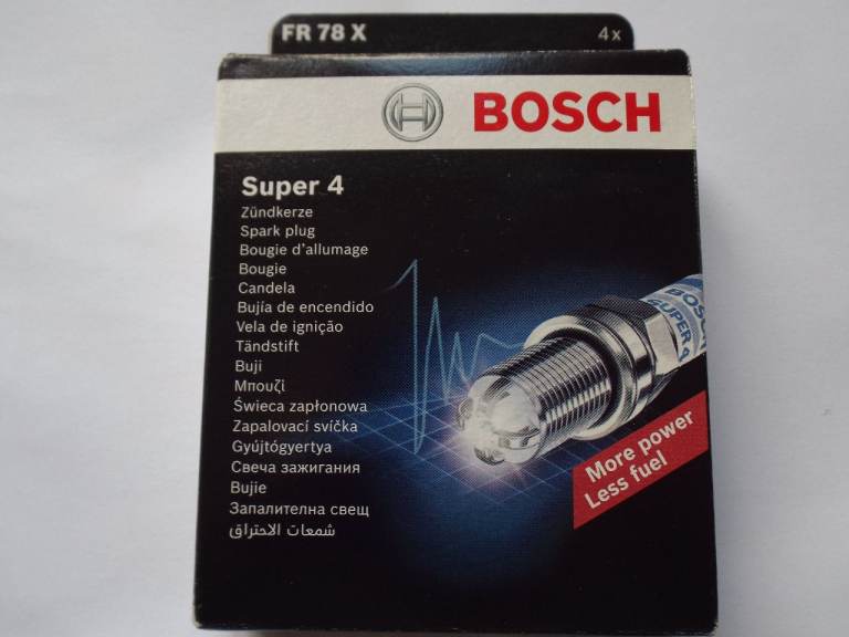  SPARK PLUGS SET FR78X (0 242 232 502) SUPER 4 BOSCH NEW BARGAIN