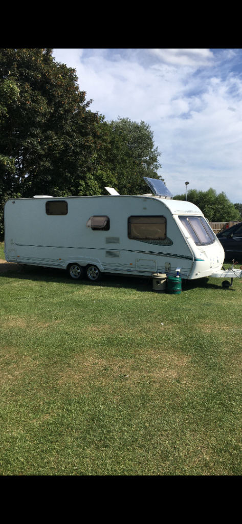 Twin axle caravan