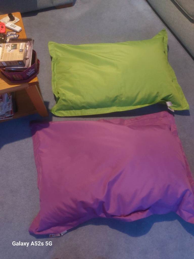 Two large bean bags