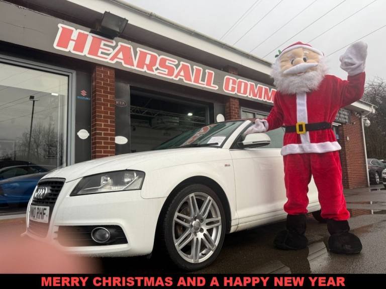 2010 10 AUDI A3 CABRIOLET 1.6 TDI S LINE CONVERTIBLE 2DR DIESEL MANUAL EURO 5