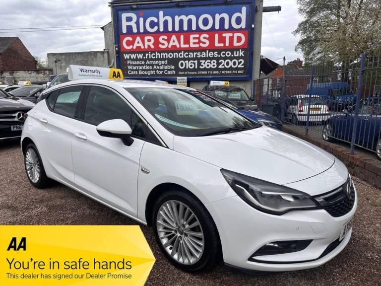 2016 Vauxhall Astra 1.4T 16V 150 Elite Nav 5dr HATCHBACK PETROL Manual