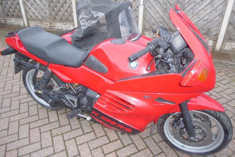 BMW K 1100 RS SIDECAR OUTFIT M REG 2 KEYS OWNERS HAND BOOKS FSH 1 YEARS MOT 