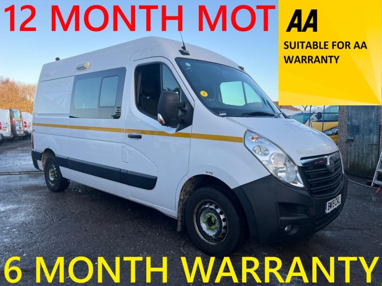 2019 Vauxhall Movano 2.3 CDTI H2 Van 130ps PANEL VAN Diesel Manual