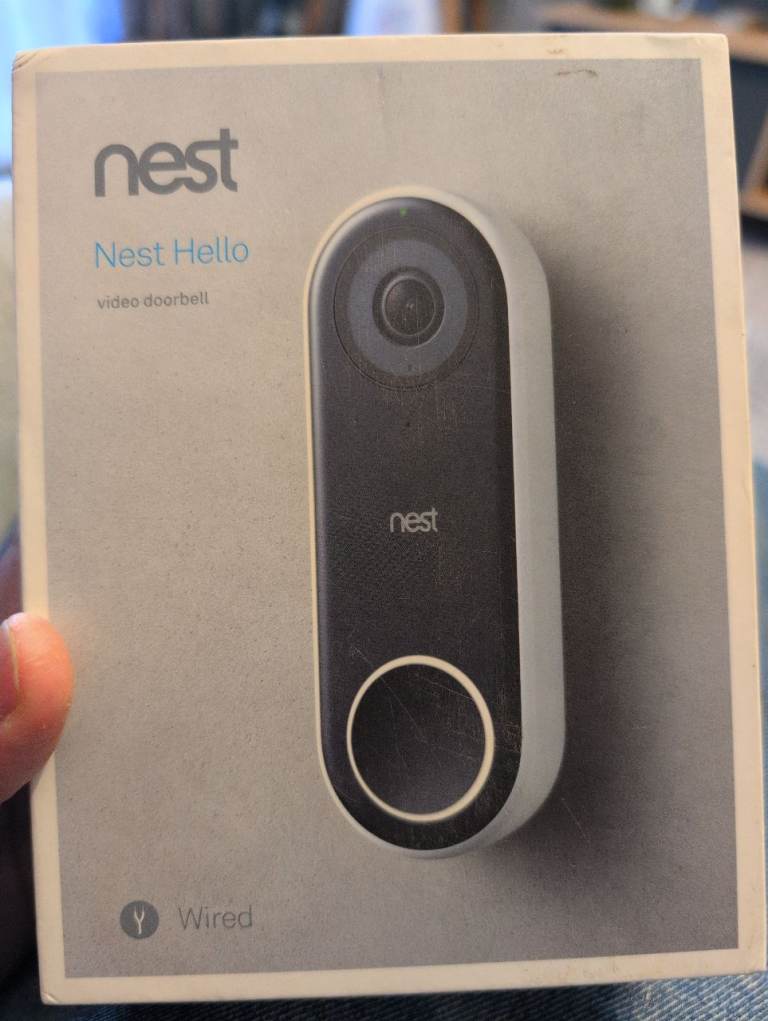 Google Nest Labs NC5100EF Hello Video Doorbell - Black