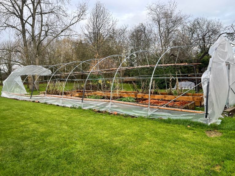 Poly Tunnel Frame 48ft x 18ft Heavy Duty To Be Dismantled And Collected
