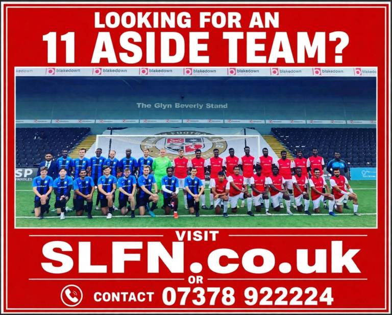 NEW PLAYERS WANTED FOR NEW FOOTBALL TEAM, VISIT SLFN CO . UK  FOR MORE INFORMATION