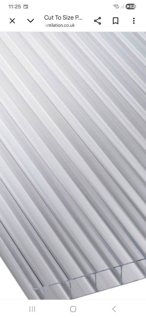 Perspex or polycarbonate sheets wanted 