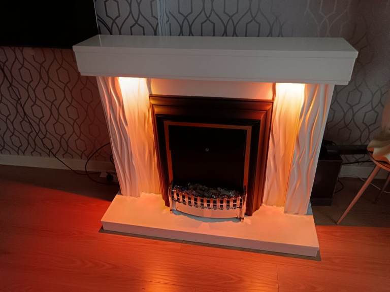 image for Electric fire and surround 