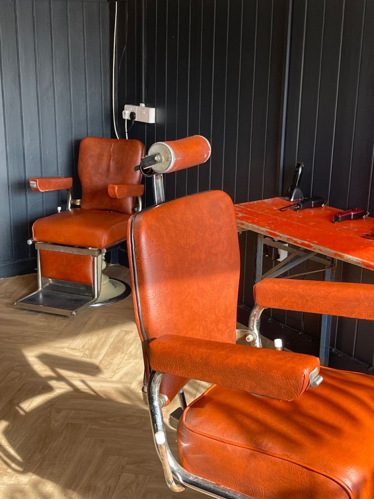 Barber chairs for sale £180.00 pair or £90.00 each