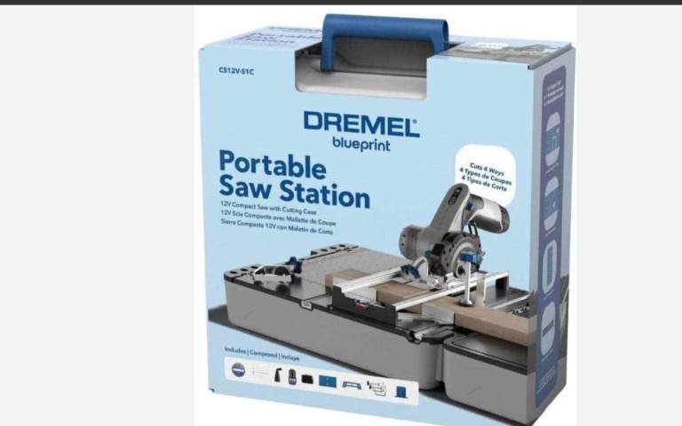 Dremel blueprint portable saw station new in box. A unwanted Christmas gift.