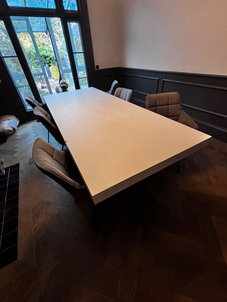 Large White Dining Table –  Good Condition
