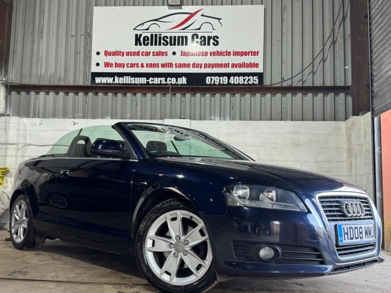 2008 Audi A3 Cabriolet 2.0 TDI Sport S Tronic Euro 4 2dr CONVERTIBLE Diesel Automatic
