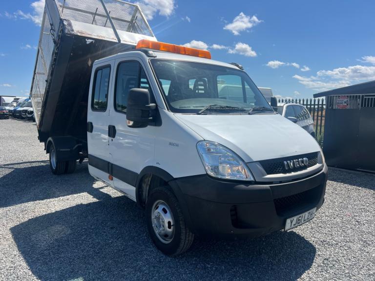 2011 IVECO DAILY 50C14 DOUBLE CAB TIPPET 5.2TON 3.0TD BIG CAGE NO VAT