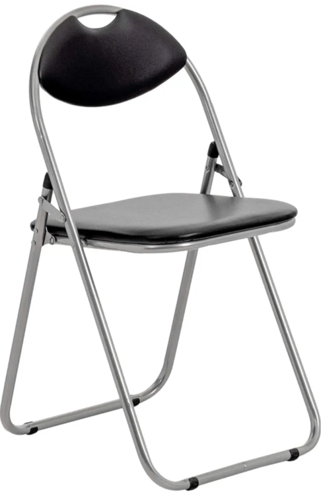 Folding desk chair