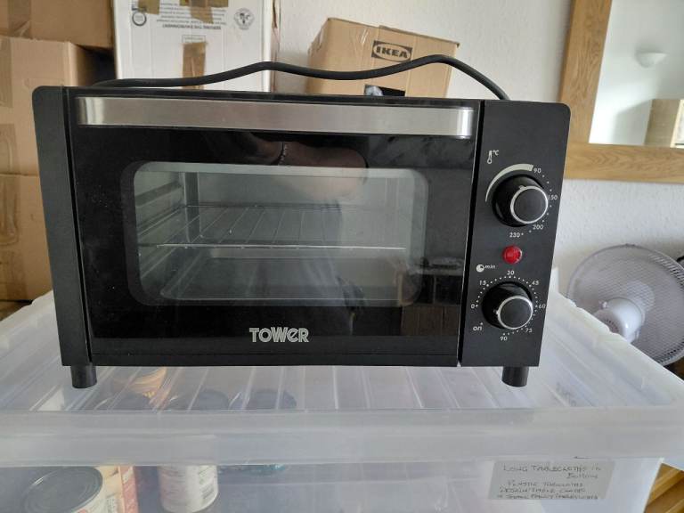 Tower Mini Oven with Grill – Black, Good Condition