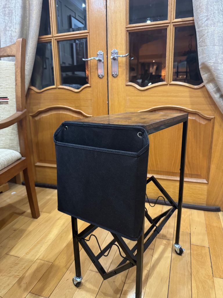 Vinyl Record Player Stand - Record Player Table with Storage Holds 80 Albums