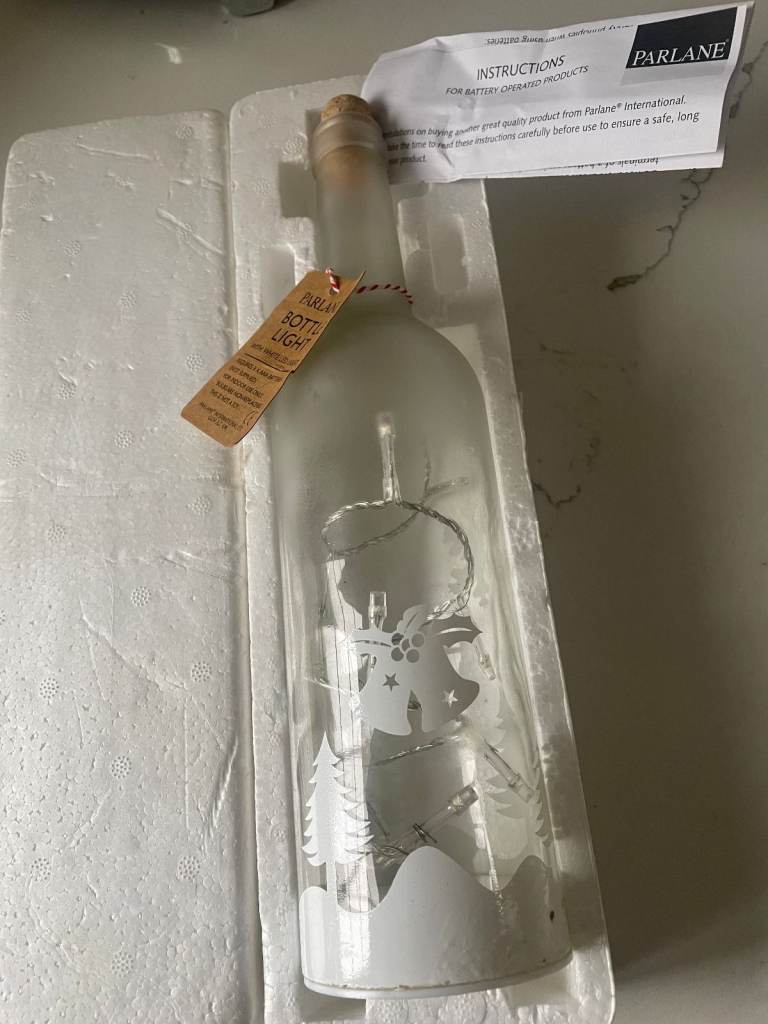 Parlane Christmas bottle light