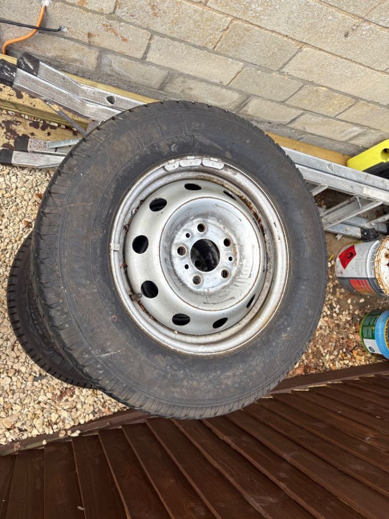 Vauxhall Movano wheels X4 15” with tyres 