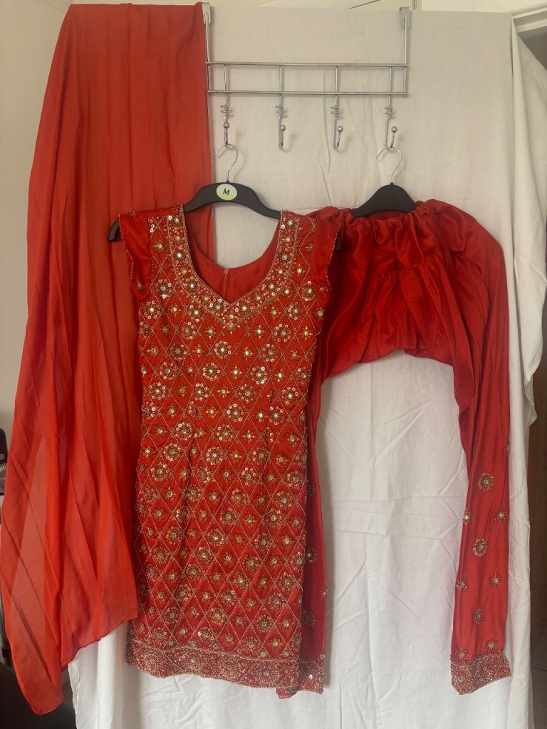Orange Indian suit 