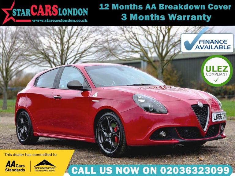 2016 Alfa Romeo Giulietta 1750 TBi Veloce TCT Euro 6 5dr HATCHBACK Petrol Automatic