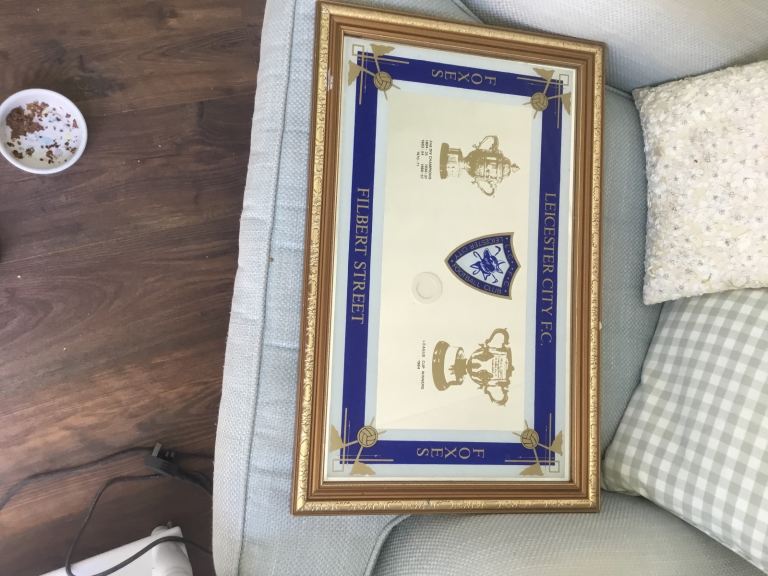 Leicester City FC Memorabilia Framed Picture – Good Condition