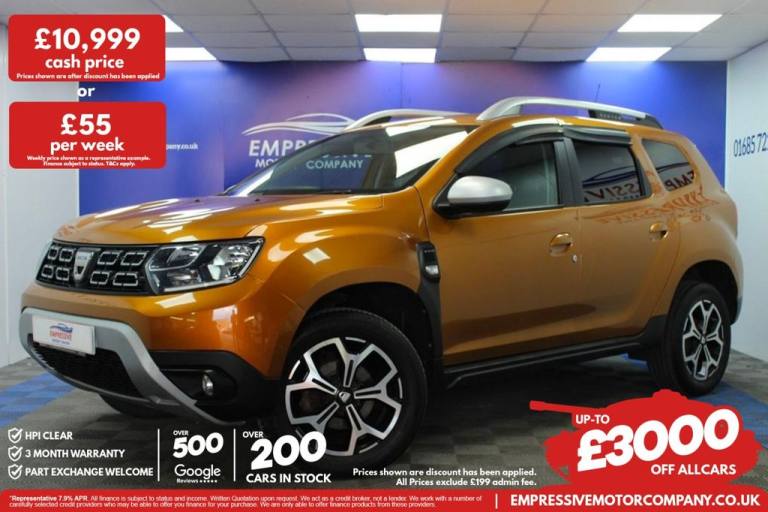 2019 19 DACIA DUSTER 1.5 BLUE DCI PRESTIGE SUV 5DR DIESEL MANUAL 4WD EURO 6 (S/S
