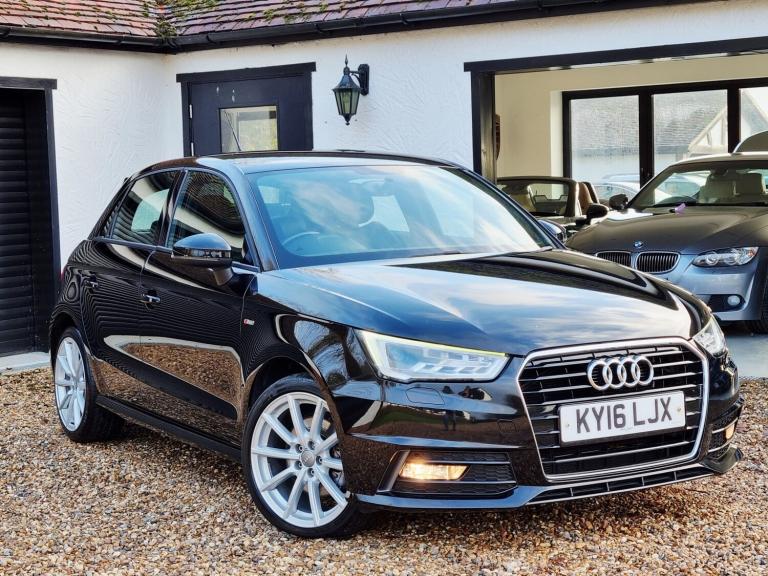 AUDI A1 1.4 TFSI S line Sportback 5dr Petrol Manual Euro 6 (s/s) (125 ps) Black