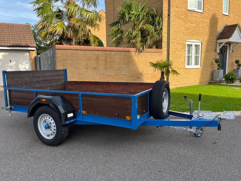 Heavy Duty Large Car Motorcycle Bike ATV Utility Trailer With Brake 8ft x 5ft