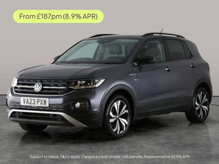2023 Volkswagen T-Cross 1.0 TSI Black Edition SUV 5dr Petrol Manual Euro 6 (s/s) (110 ps) - LED -...