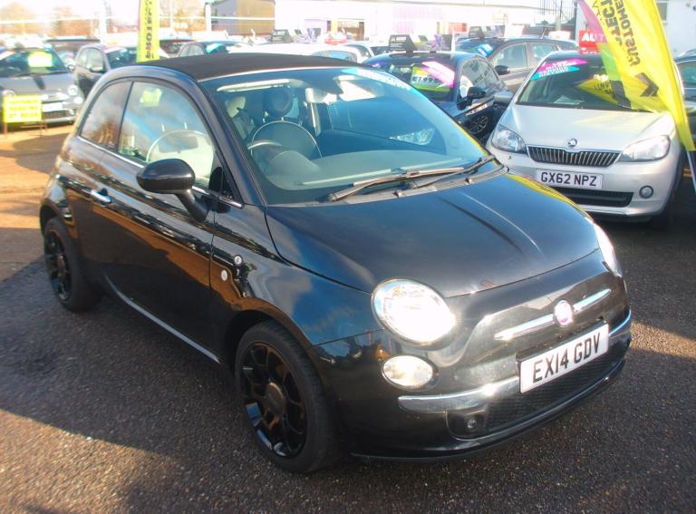 2014 Fiat 500c 1.2 Lounge Convertible 2dr Petrol Manual Euro 6 (s/s) (69 bhp)