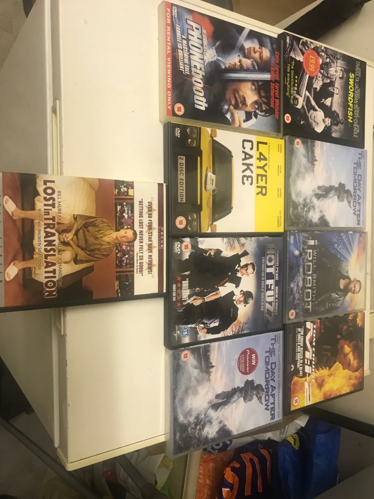 Job lot off DVDs 