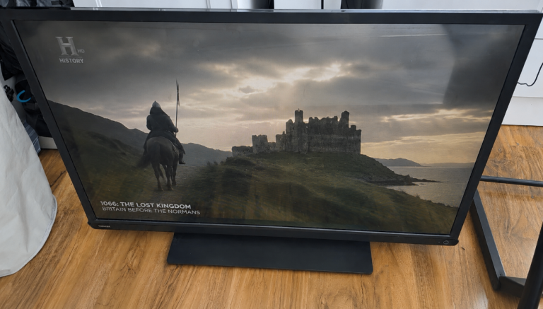 40” Toshiba TV, Bush Sound Bar,  Stand + Remotes – Excellent Working Condition – £90 ONO