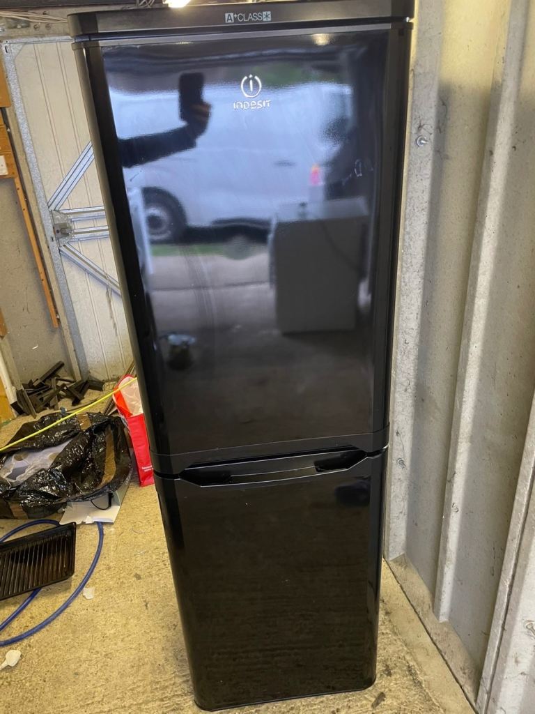 Large Hotpoint Fridge Freezer Black