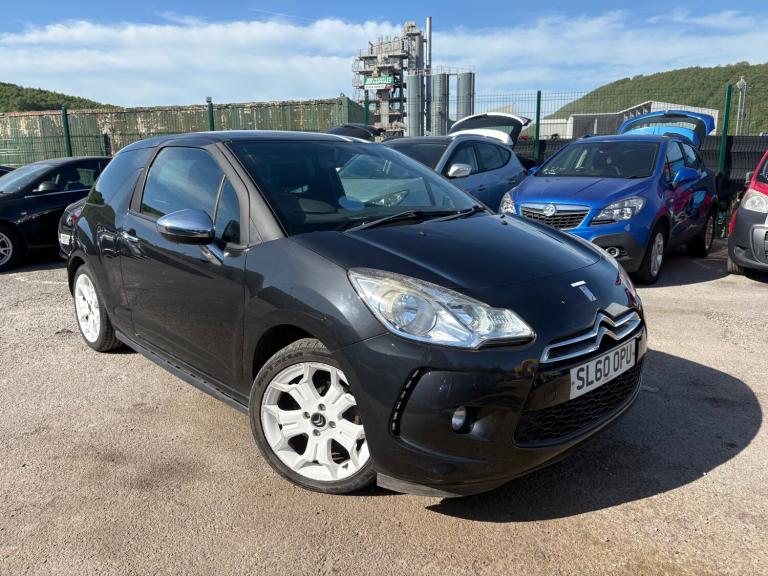 2010 Citroen DS3 1.6 VTi 16V Black 3dr - Only 70,000 Miles -  HATCHBACK Petrol Manual