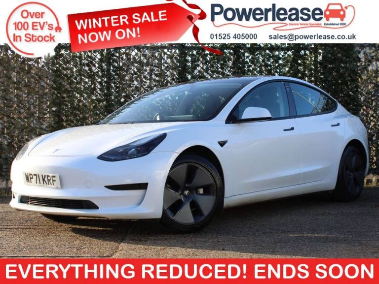 2021 Tesla Model 3 Standard Range Plus Saloon 4dr Electric Auto RWD (241 bhp) Saloon ELECTRIC Aut...