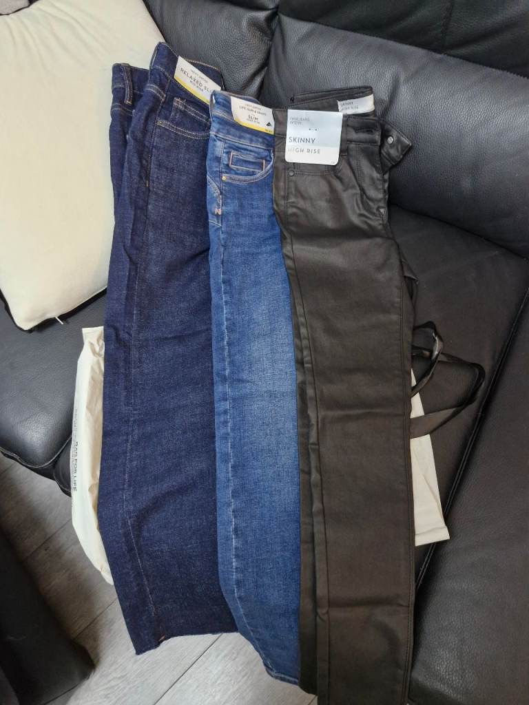 New Old Navy Women's Skinny Jeans - Blue & Black