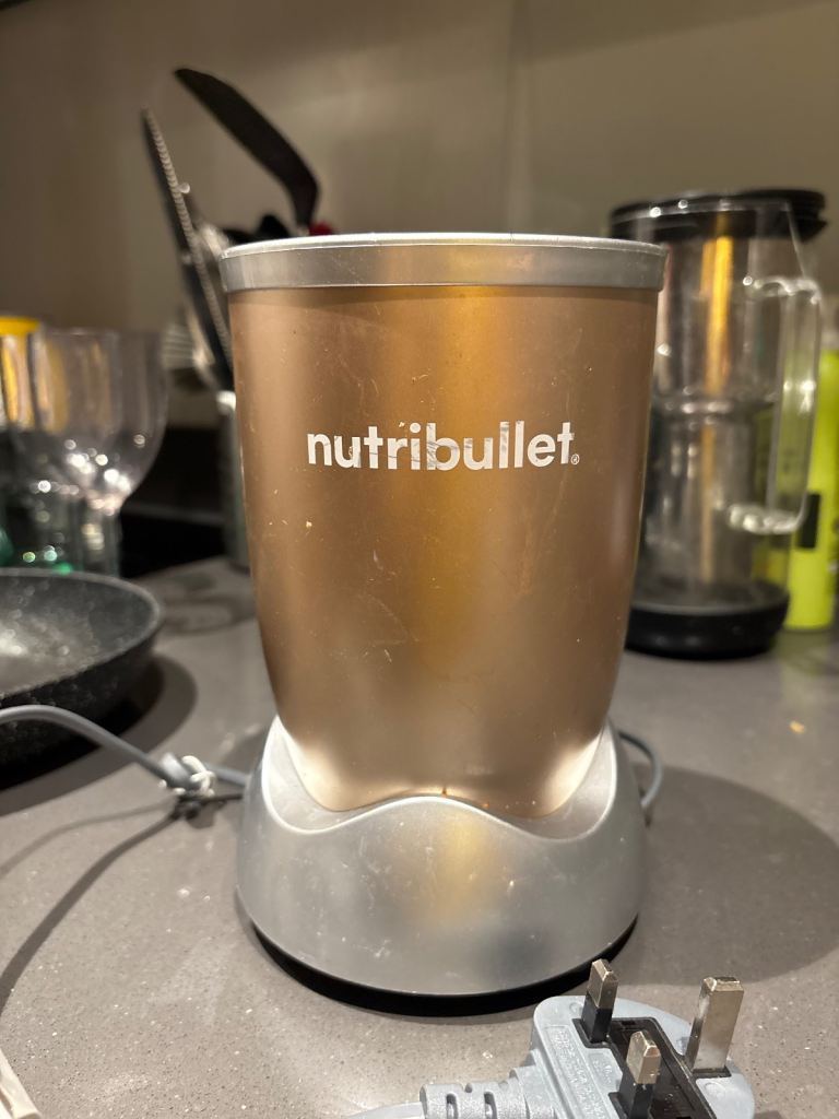 Nutribullet Blender - Gold, Good Condition