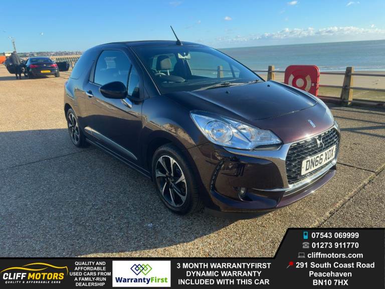 2016 DS DS3 Elegance - New Years MOT - £20 Road Tax - ULEZ Compliant - Convertible
