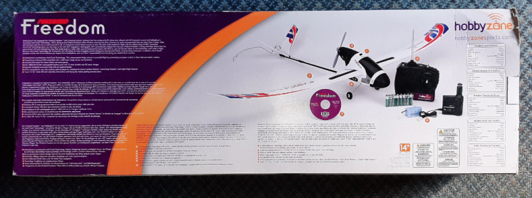 Hobbyzone Freedom Firebird Radio Controlled Plane with Anti-crash Technology 
