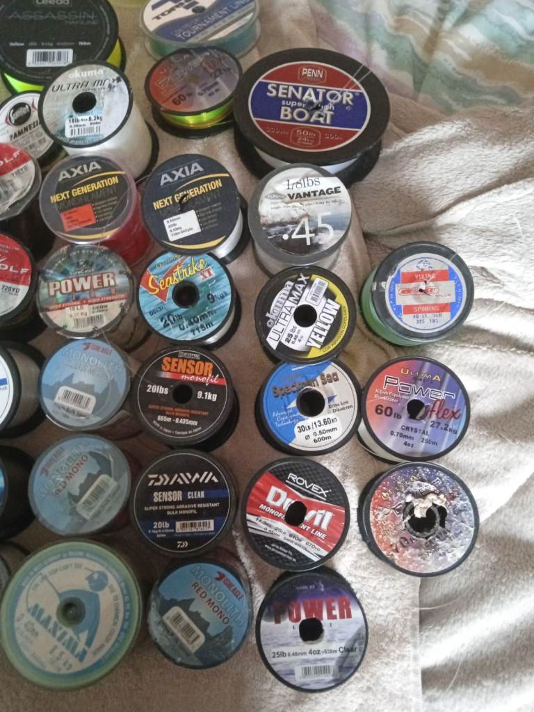 Fishing line. New spools