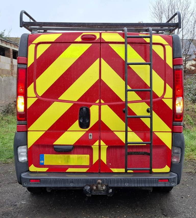 Giant roofrack + its rear ladder for Trafic / Primastar / Vivaro SWB